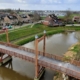 wooden cable-stayed bridge