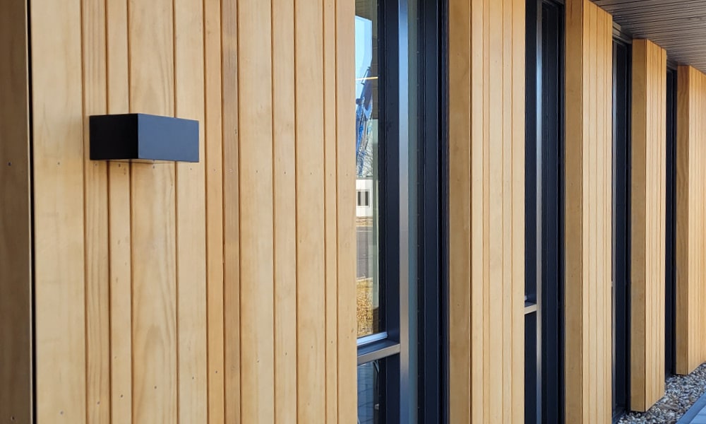 wooden cladding accoya